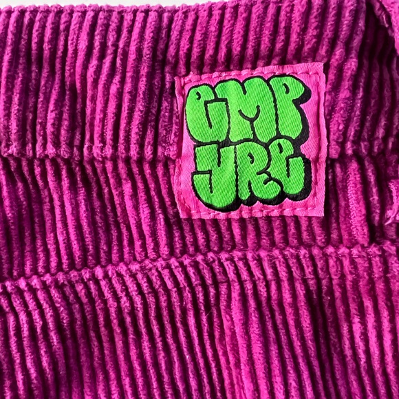 Empyre Tori 90s Berry Corduroy Skate Pants Size 10 - Picture 11 of 13